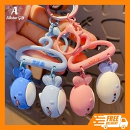 GANTUNGAN Animal Clothesline Keychain / Clothesline Keychain / Sea Animal / Character Keychain / Cut