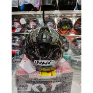 NHK GLADIATOR FT1 GREY DOUBLE VISOR HELMET