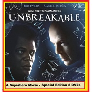 Bruce Willis SuperHero in DVD: Unbreakable (2 2DVDs)