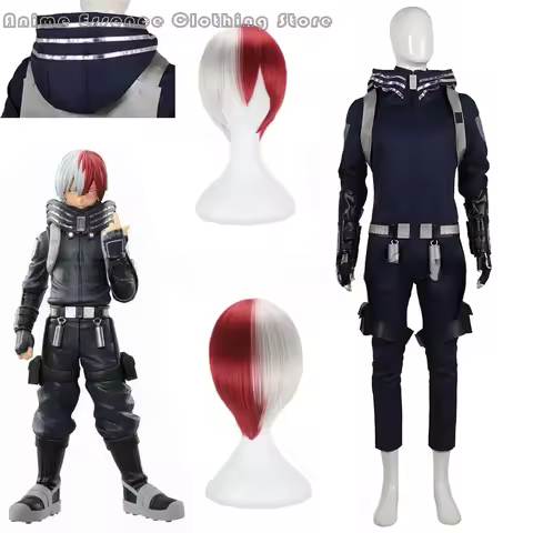Game Todoroki Shoto Cosplay Costumes Anime My Hero Academia Todoroki Shoto Role Play Uniform Outfits