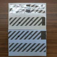 &lt;分裝&gt;日本 yohaku 封箱膠帶 M-087 灰色斜紋 packing tape 原創 ヨハク 試吃條