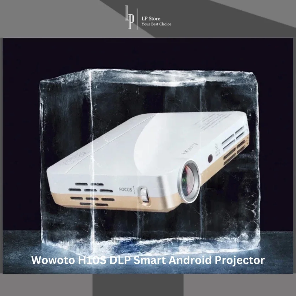 Wowoto H10S DLP Smart Android Projector 5000 Lumens Portable Mini Projector WIFI Multiple Input Offi