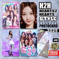 Photocard Hearts2Hearts H2H Style Unofficial Photo Card 2025