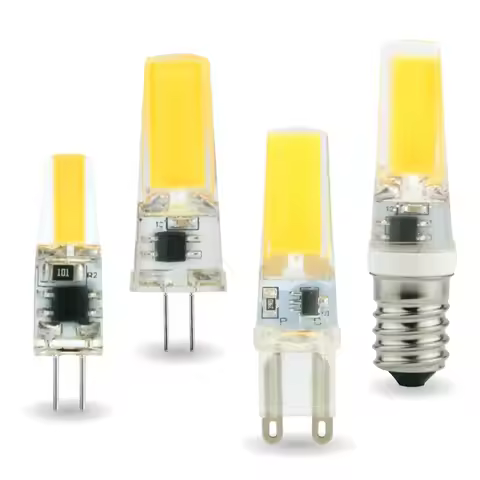 2Pcs LED G4 G9 Lamp Bulb AC/DC 12V 220V 3W 6W E14 COB SMD LED Lighting Lights replace Halogen Spotli