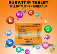 Multivitamins + Mineral Tablet - Eurivit M 100's