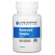 พร้อมส่ง Resveratrol Complex 500 mg 30 Capsules Lake Avenue Nutrition