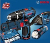 [BOSCH] BOSCH GSB 10.8V Sets of tools (cordless drill + cleaner + LED Lantern + Bag + Accessories100pcs) / tools / Drill / Driver