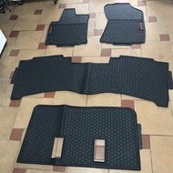 Rubber Floor Mats, Rubber Floor Linings According To Toyota Fortuner 2012-2018