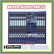 Mixer Audio HARDWELL MR 12 Mixer 12 Channel Professional Original