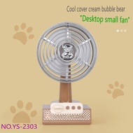 Retro Style USB Desktop Fan Without Battery Personal Small Table Air Circulator Fan USB Desk Fan for Indoor Outdoor C1FD