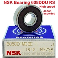 NSK Bearing 608 rs 608rs High speed 8x22x7mm Japan imported Fan Kipas ddu 608zz skf SKATEBOARD SPINN