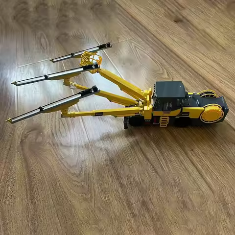 Epiroc Boomer XE3 C Large Three-arm Rock Drilling Machine Simulation Alloy Engineering Vehicle Model