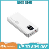 80000mAh 66W Powerbank PD 20W Super Fast Charge Powerbank Flash Charging Power bank Qc3.0 Mobile Pow