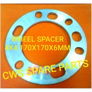 WHEEL SPACER 4X4 170X170X6MM