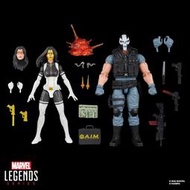 9月 美版 MARVEL LEGENDS 十字骨 面具夫人 漫威 懲罰者 美國隊長