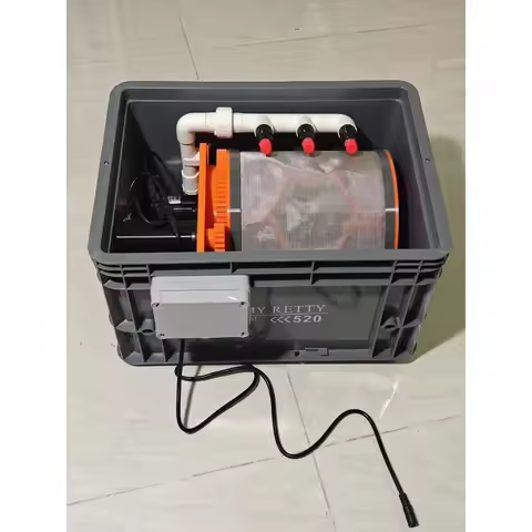 Turnover box filter rotary drum micro filter, 10000L flow medium 40 × 30 built-in high pressure, aut