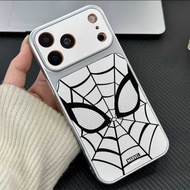 Foreign Trade Spiderman Suitable for Apple 17Promax Phone Case 16 Large Windows Lychee Skin Texture 