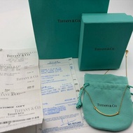Tiffany T Smile 18K 無鑽項鍊