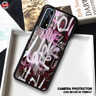 HP HS29 Case Realme 7 - 7 Pro Softcase Glass Kaca - Hardcase 2D Glossy - Protective Phone Case Lates