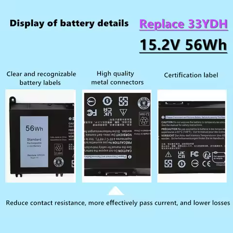 Laptop Battery For Dell Inspiron 7577 7588 7773 7778 7779 7786 3490 3580 3590 G3 15 3579 (G3579) G75