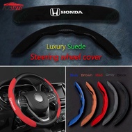 Honda New High-grade Suede Steering Wheel Cover Car Decorations Accessories for City Hrv Civic Wrv Brio BRV Fit Accord Vezel