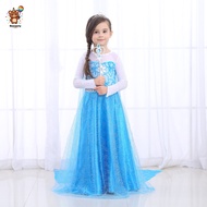 Elsa Princess Dress Frozen elsa elsa Queen Dress Girls Dress Summer Autumn