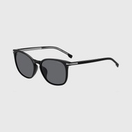 HUGO BOSS Eco Acetate Boss 1668/F/SK Sunglasses - Black/Grey Polarized 56