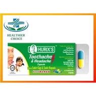 Hurix's Toothache Drops 2ml / Hurix's Toothache & Headache 6's