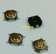 5x5x1.6mm 筆電常用 輕觸 微動開關 按鈕開關 銅頭(1000=50元) 電源接頭 插孔