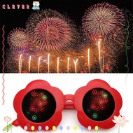 CLEVER Fireworks Diffraction Glasses Festival Party Accessories Rave Glasses Sunflower Shaped