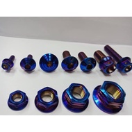 Made in Thailand Skrew Disc titanium Front Rear depan belakang