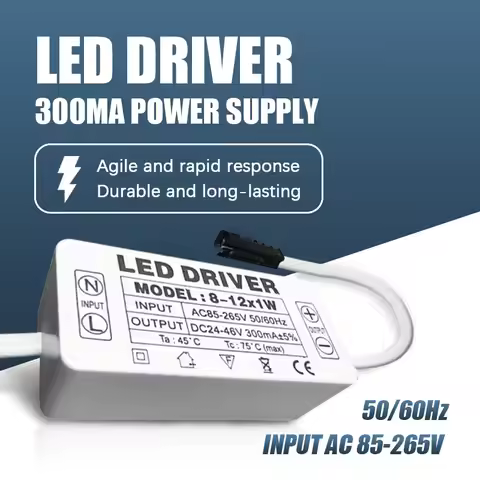 LED Driver LED Isolation Driver Power Supply High Power LED Driver 300mA, 1-3W, 4-7W, 8-12W, 12-18W,