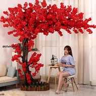 Artificial Cherry Blossom Tree - Large Red Simulated Tree for Indoor Outdoor Wedding Decoration Part