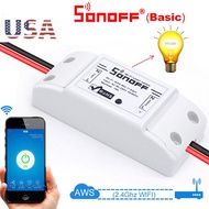 SONOFF Basic Wifi Switch Works with Alexa for Google Home Timer 10A/2200W Wireless Remote Switch for