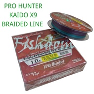 FISHDOM 300M PRO HUNTER KAIDO X13 BRAIDED LINE DYNATEX FISHING LINE TALI PANCING