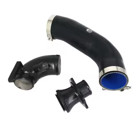 Turbocharger Inlet Outlet Upgrade Pipe Silicone Hose Muffler Delete For VW Golf MK7 R EA888 Gen3 Leo