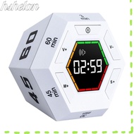 HSHELAA Electronic Timer Cube, 3 Volume Adjustable Custom Countdown Sale Pomodoro Timer, 3/5/15/30/4
