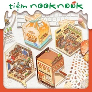 HOME, HUMIDITY LINE - 3D Sticker simulating space, cute, relaxing 3-dimensional Sticker