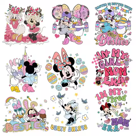 Easter Supper MOM Sweet Fun Iron on Patches Applique for Cloth Strong color fastness DIY Decoration