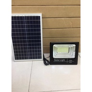 100W  Solar LED Flood Light (Black) c/w Solar Panel - Daylight