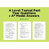 Cambridge A Level Biology/Chemistry Topical Past Year Questions + A* Model Answers &amp; Practical Notes AS &amp; A2