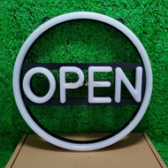 ป้ายไฟนีออน ป้ายไฟ OPEN ไฟประดับตกแต่ง ป้ายไฟสำรับตกแต่งหน้าร้าน