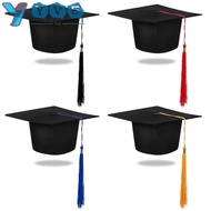 YVE Graduation Hat, University 2024 Happy Graduation Mortarboard Cap, Unisex Degree Ceremony High School Graduation Season University Academic Hat