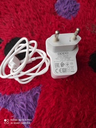 Charger cabutan Bekas oppo A52 A53 A92 A93 Reno 4f bawaan hp 18watt Asli fast charging