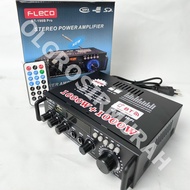 STEREO POWER AMPLIFIER DIGITAL MP3 fleco F-198B pro 1000w+1000w karaoke power amplifier