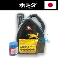 100%ORIGINAL HONDA SP 0W30 FULLY SYNTHETIC ENGINE OIL (4L) MINYAK HITAM FULLY SYNTHETIC WITH OIL FIL