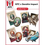 Official Genuine KFC x Genshin Impact Collab Acrylic Big 20cm Standee Kaveh & Alhaitham Cards Badges