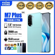 16GB RAM 1TB ROM 7.3 Inch Android Smartphone Dual SIM HP Handphone Murah Ready Stock 1 Year Warranty