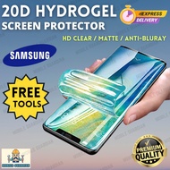 Hydrogel Screen Protector Samsung Galaxy M22 M21 M20 M12 M11 M10 M02 M01 Mega Mobile Guardian
