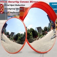 Outdoor Wide Angle Convex Mirror 45cm Traffic Parking Mirror Garage Parking Assistant Traffic Mirror
